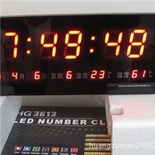 虹泰电子led数码万年历数字超大led电子万年历温\湿度万年历