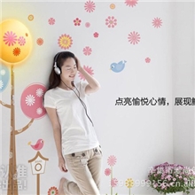 工厂直销最新款超大壁纸春晓花颜壁灯伴随成长壁灯墙纸灯