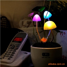 好生活LYL正版蘑菇小夜灯DIY感光情侣夜灯阿凡达蘑菇灯