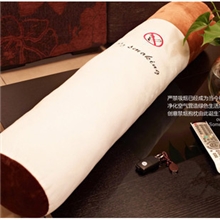 毛绒玩具戒烟禁烟抱枕靠垫大号圆柱抱枕情人节创意生日礼物送男友