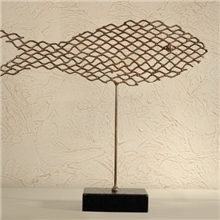 不锈钢电镀鱼摆件雕塑金属工艺品