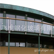 出口质量钢化夹胶玻璃护栏遮雨棚阳台护栏等