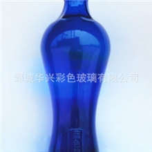 彩色玻璃酒瓶高档玻璃酒瓶玻璃酒瓶酒瓶包装高档酒瓶子