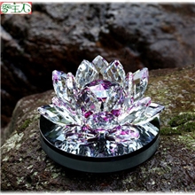 汽车香水座水晶莲花香水座汽车内饰水晶礼品淘宝热卖室内用