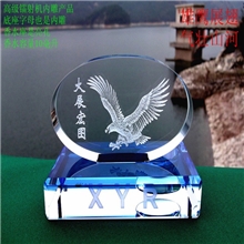 汽车香水座汽车内饰摆件水晶香水座水晶工艺品礼品定制logo