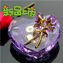 2013水晶音乐盒爆款八音盒新奇特礼物浦江婧妃水晶工艺礼品厂