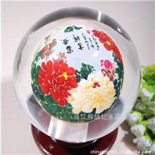 专业【优质高档】批发图案水晶球/做工精湛价格最优/新款上映