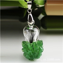 批发水晶吊坠挂件胎毛坠婴儿胎毛纪念品纪念品吊坠