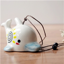 陶瓷风铃批发陶瓷工艺品治愈系手作挂饰旅游工艺纪念品FL4-5