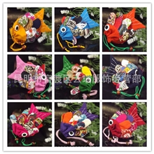 【经典热销】手工拼接布艺小鱼斜挎包女式小包女士斜挎包