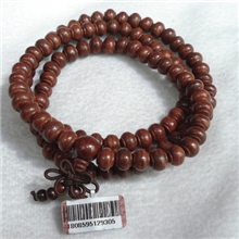 养身天然尼泊尔紫檀灯笼珠6mm8mm108颗佛珠念珠避邪