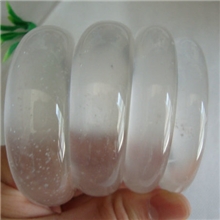 【喜峻珠宝】水沫玉一手批发，天然水沫玉手镯批发
