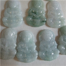 【喜峻珠宝】多款天然观音像翡翠吊坠缅甸A货翡翠观音佛像批发
