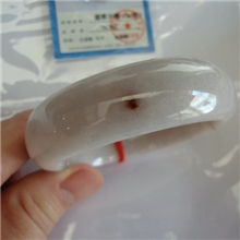 【喜峻珠宝】56紫浅色红翡玉镯子缅甸翡翠玉器玉石手镯批发