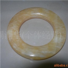 玉石玉器spa中医养生米黄玉脐疗垫按摩器工艺品玉垫保健按摩刮痧