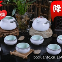 厂家茶具批发雪花釉茶具套装创意礼品茶具德化陶瓷茶具