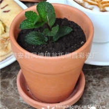 盆栽冰淇淋/花盆/红陶盆/国际盆/陶盆/红泥盆/盆栽/冰淇淋/甜品店