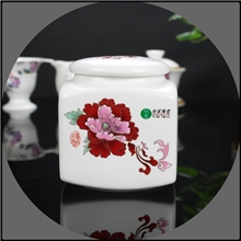 鼎元礼瓷茶具厂家批发亚光釉高档茶叶罐陶瓷工艺品商务礼品