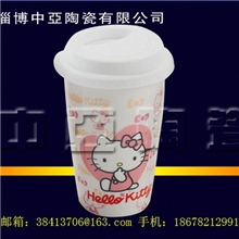 【12-1203】厂家供应创意陶瓷杯双层保温杯子