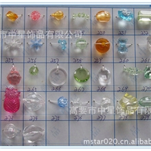 生产销售剔透打孔人造玻璃珠水晶