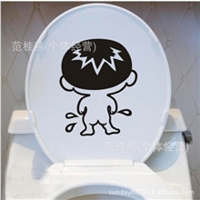 大量供应厂家直销时尚创意小坏孩马桶贴批发马桶贴(混发)M005