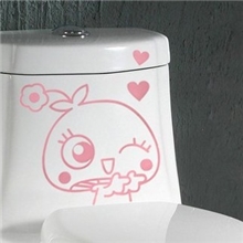 大量供应厂家直销定做图案蘑菇点点批发马桶贴(混发)M026