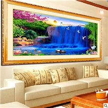 十字绣批发精准印花2033财源滚滚聚宝盆厂家直销