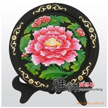 礼品摆件炭雕厂家礼品炭雕批发炭雕工艺品218富贵芙蓉红定制印字