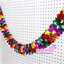 婚庆用品小串龙拉花彩色拉喜装饰3米拉花结婚拉喜新房布置