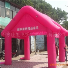火爆定制新款充气广告展览四角户外帐篷，虹飞扬气模厂爆款出品