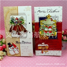 厂家直销批发供应韩国创意立体对折圣诞贺卡品种多BCY-89