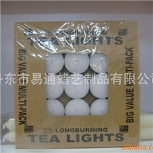 厂家批发加厚无烟茶蜡蜡烛现货供应