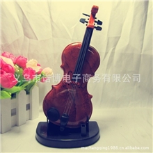 6111D668手拉小提琴音乐盒创意可爱迷你八音盒生日小礼物礼品