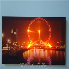 佰琪工艺品厂家直销LED灯画客厅装饰画夜灯画创意家居画