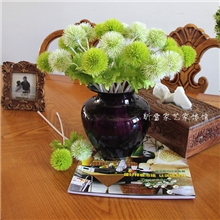 欧式高档仿真花批发绢花仿真植物仿真蒲公英6头草球