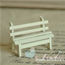 拍照道具zakka杂货木制迷你家具、公园椅子