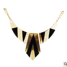 c56欧美21品牌几何个性欧美风拼接夸张项链饰品批发