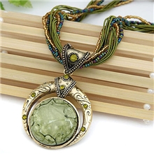 纯手工波西米亚风格复古圆梦项链