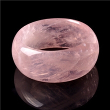 *晶尚尊天然粉水晶手镯宽28mm旺爱情招桃花星光冰种粉晶手镯