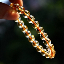 晶尚尊招偏财天然水晶黄水晶手链极品巴西黄晶绝品