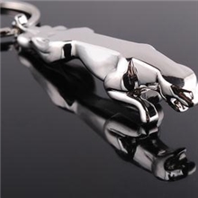 捷豹立体4S店定制款大号金属汽车标志钥匙扣/钥匙圈/钥匙链