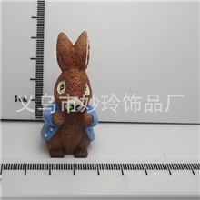 厂家直销胜女的代价同款彼得兔钥匙扣树脂立体挂件