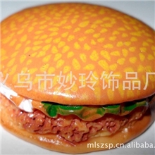 供应手机挂件树脂仿真汉堡包支持来样订做SZ-27