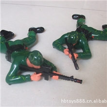 电动爬兵兵人玩具会打枪声发亮厂家直供地摊热卖玩具