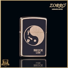 佐罗正品香港ZORRO煤油打火机铜壳防风李小龙
