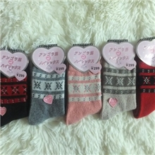 米字厂家批发直销保暖袜女士兔羊毛袜子淘宝爆款20多款选