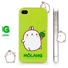 韩国土豆兔子iPhone4外壳4S手机壳超薄可爱兔子猪外壳苹果4手机套