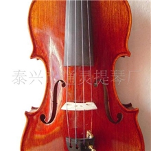 通灵提琴乙级亮光花纹小提琴高档配件