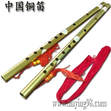 中国铜笛厂家直销铜笛批发铜制笛子乐器义乌市纳英乐器