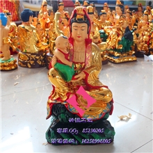 【兴锐】批发零售各种树脂佛像\木雕佛像\\璃钢佛像送子观音38CM
